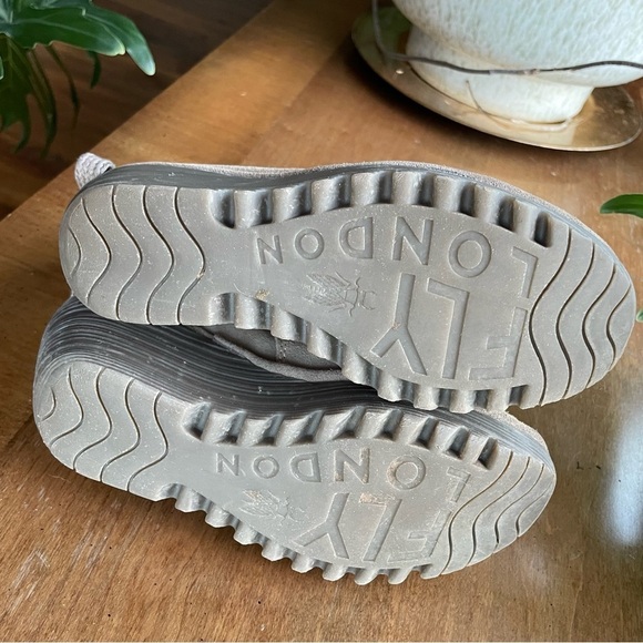 Fly London Yama Ankle Boots in Tan Suede - Picture 4 of 10